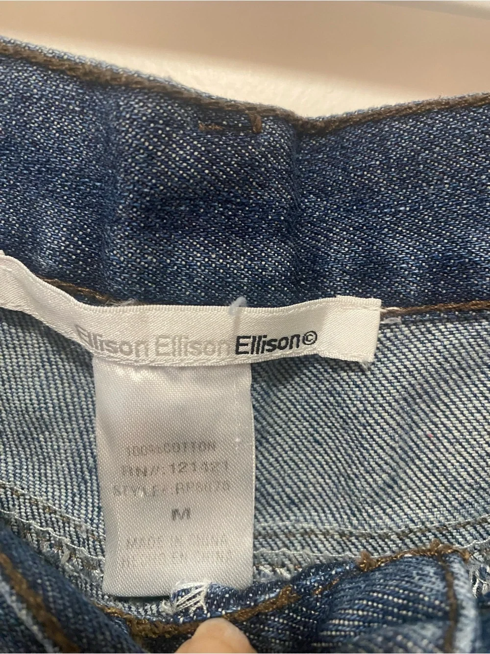 Ellison Ombre Blue Denim Cutoff Shorts